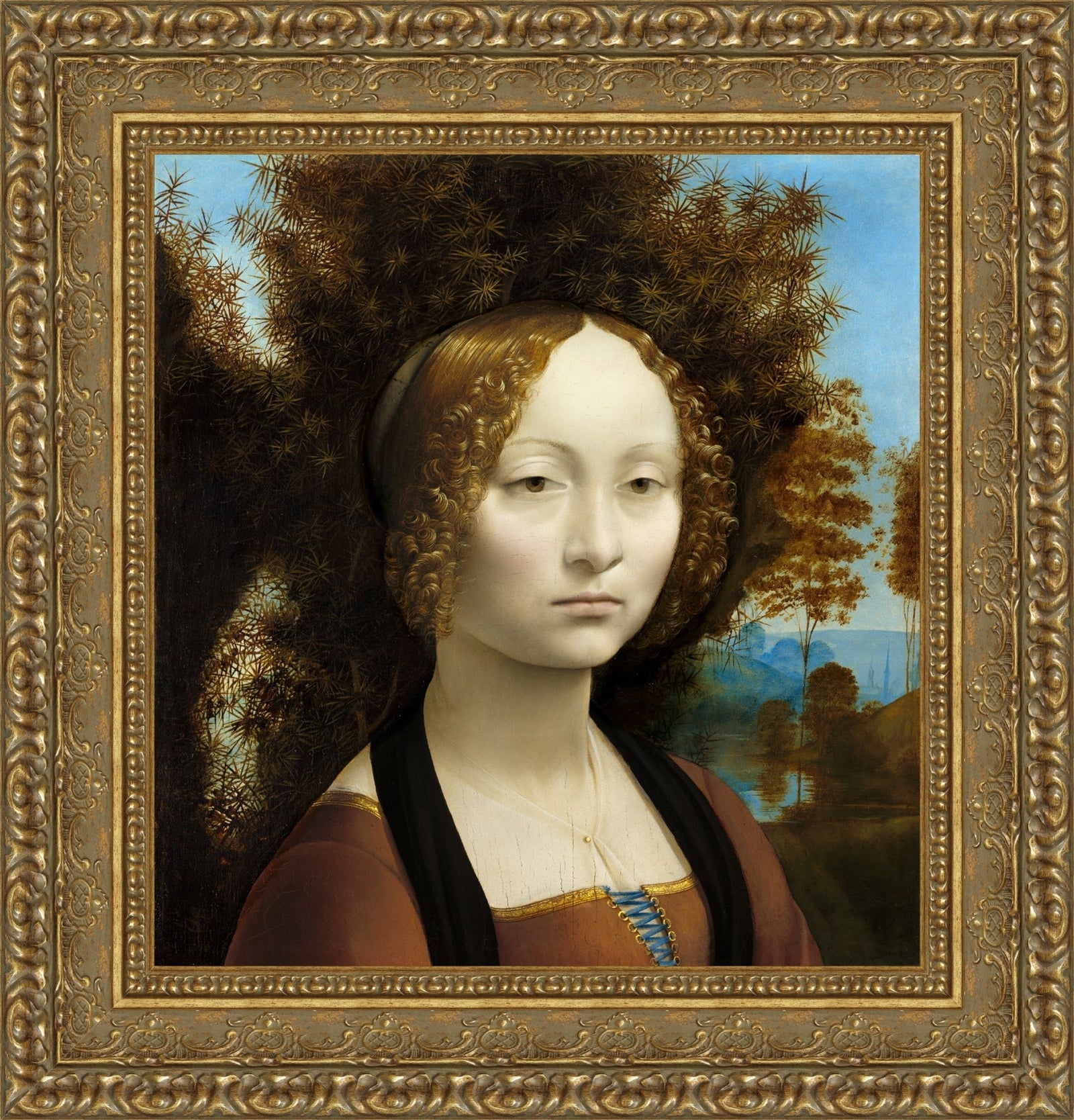 Ginevra de' Benci – Leonardo da Vinci, 1474–1478