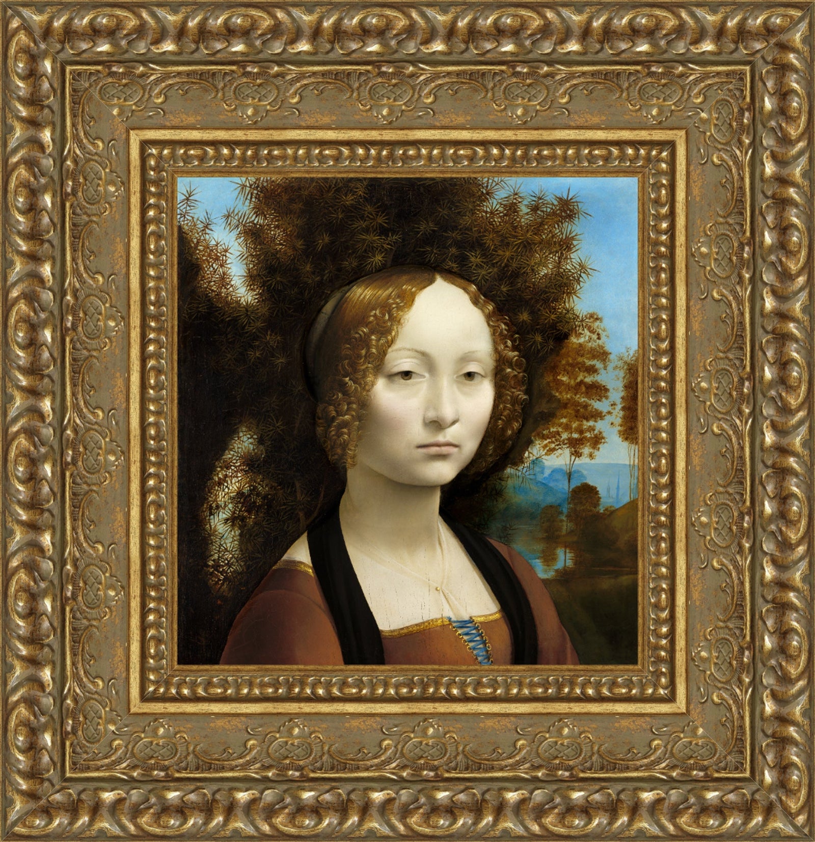 Ginevra de' Benci – Leonardo da Vinci, 1474–1478