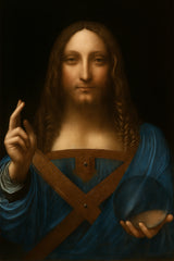 Salvator Mundi by Leonardo da Vinci — Framed Giclee Canvas Print | Canvas Classics