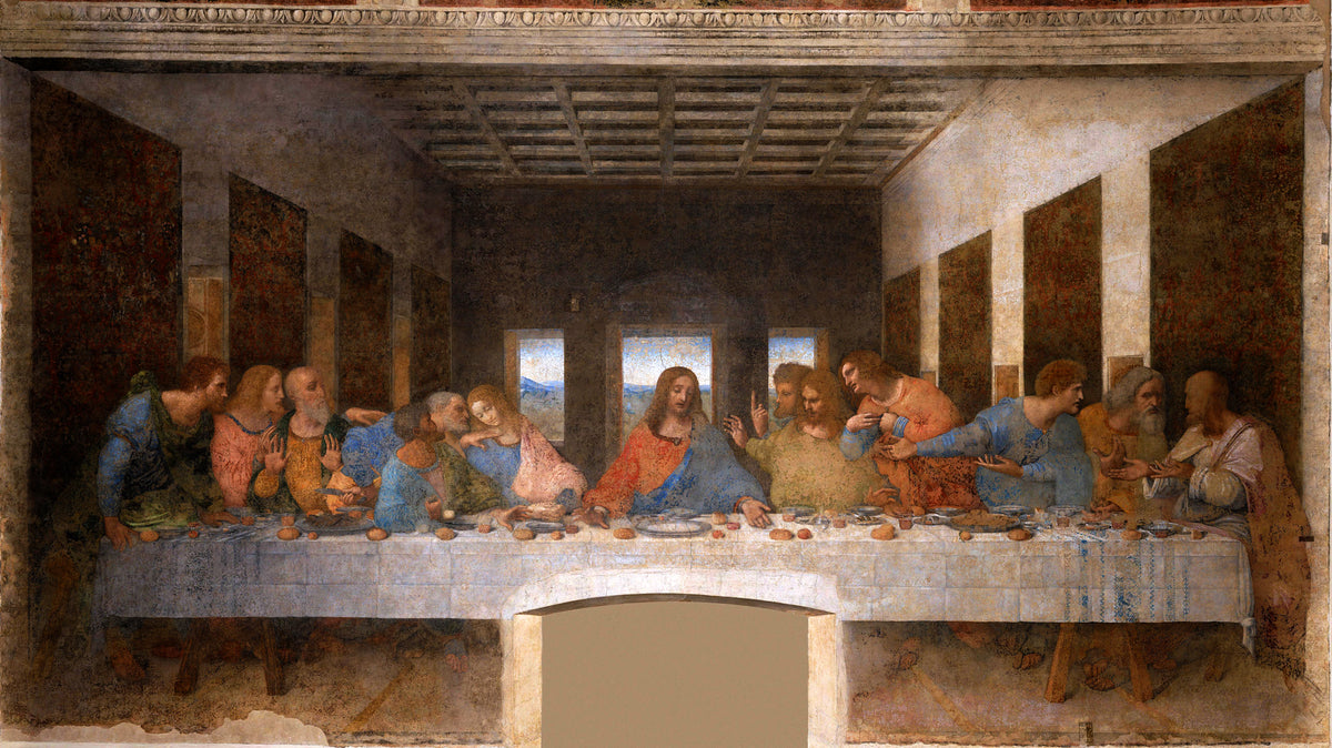 The Last Supper by Leonardo da Vinci — Framed Giclee Canvas Print | Canvas Classics