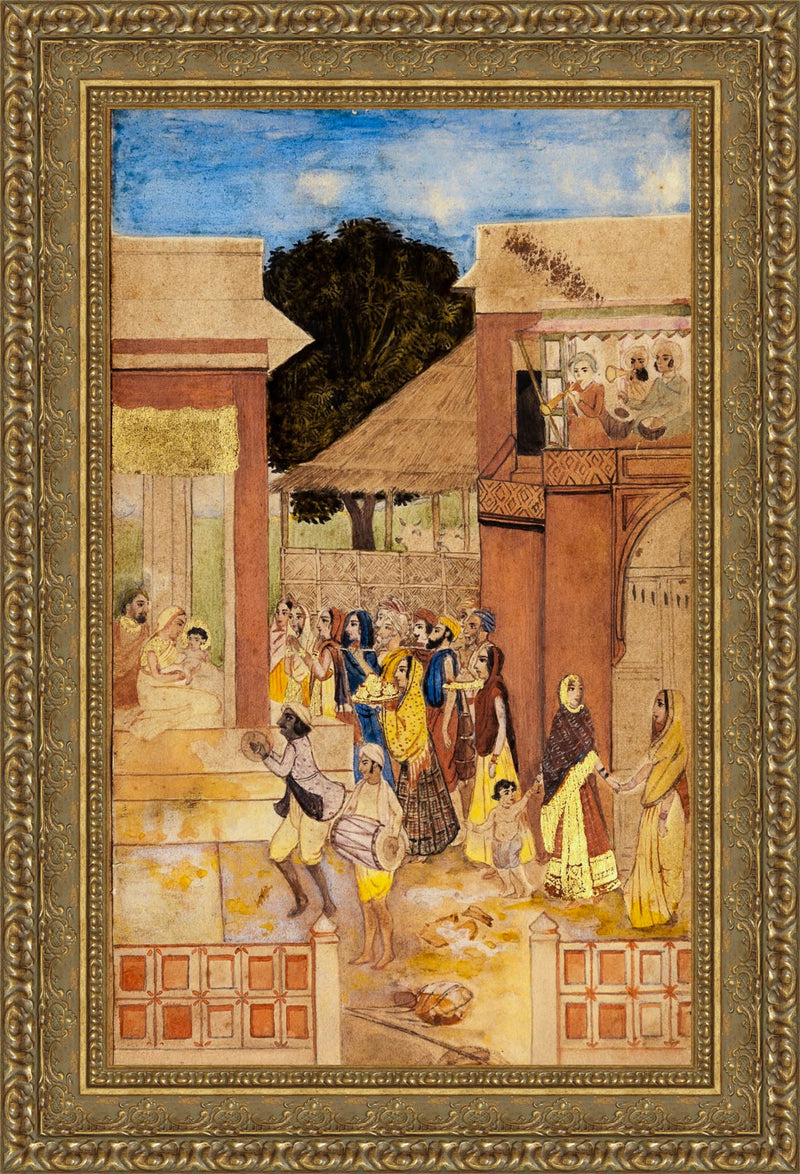 The Birth of Krishna – Abanindranath Tagore