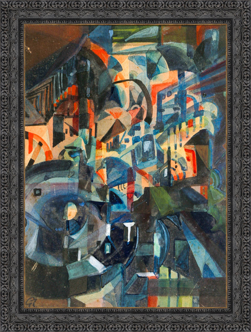 City in the Night – Gaganendranath Tagore, c. 1922