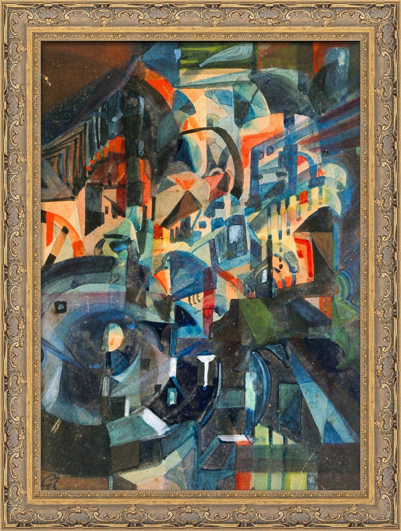 City in the Night – Gaganendranath Tagore, c. 1922