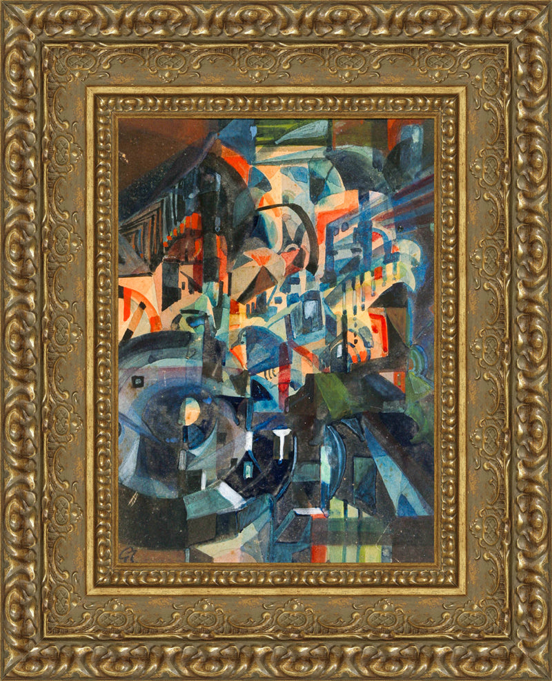 City in the Night – Gaganendranath Tagore, c. 1922