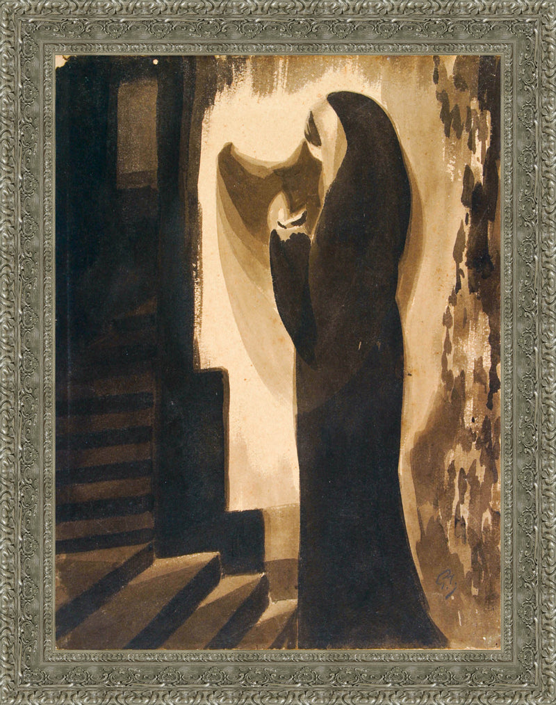 Shaded Flame – Gaganendranath Tagore, c. 1922