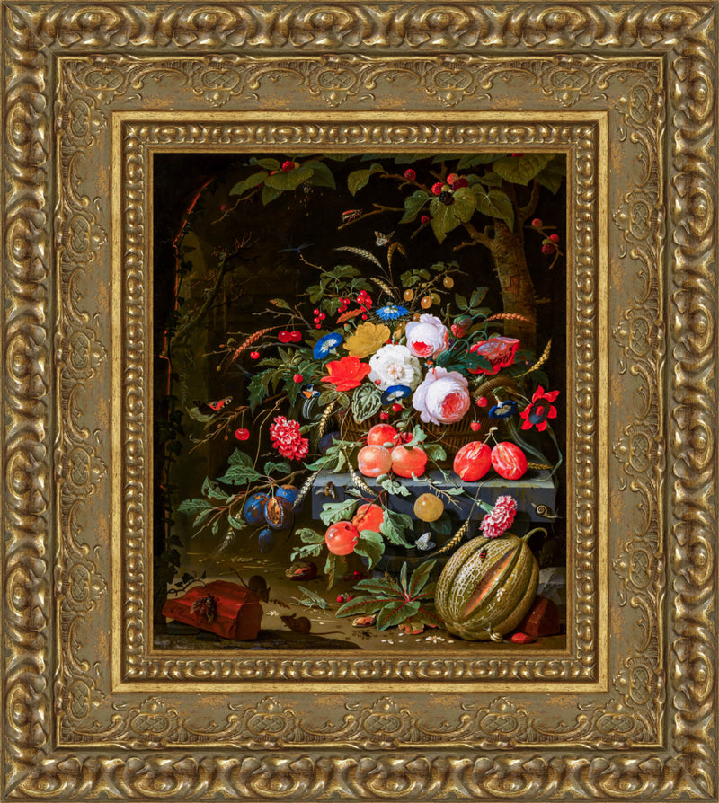 Flowers And Fruit – Abraham Mignon, 1665
