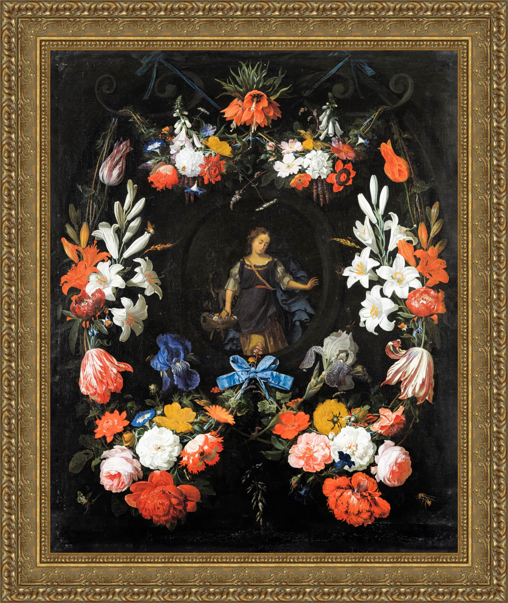 Garland Of Flowers – Abraham Mignon, c. 1665 - 1679 - Canvas Classics
