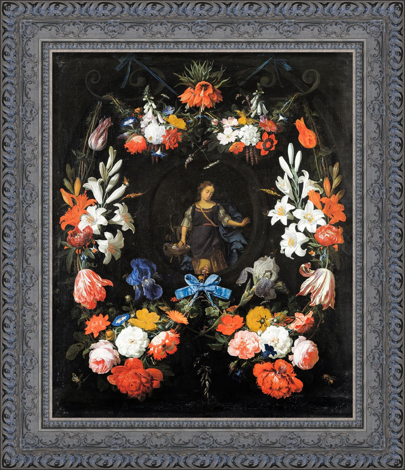 Garland Of Flowers – Abraham Mignon, 1665-1679