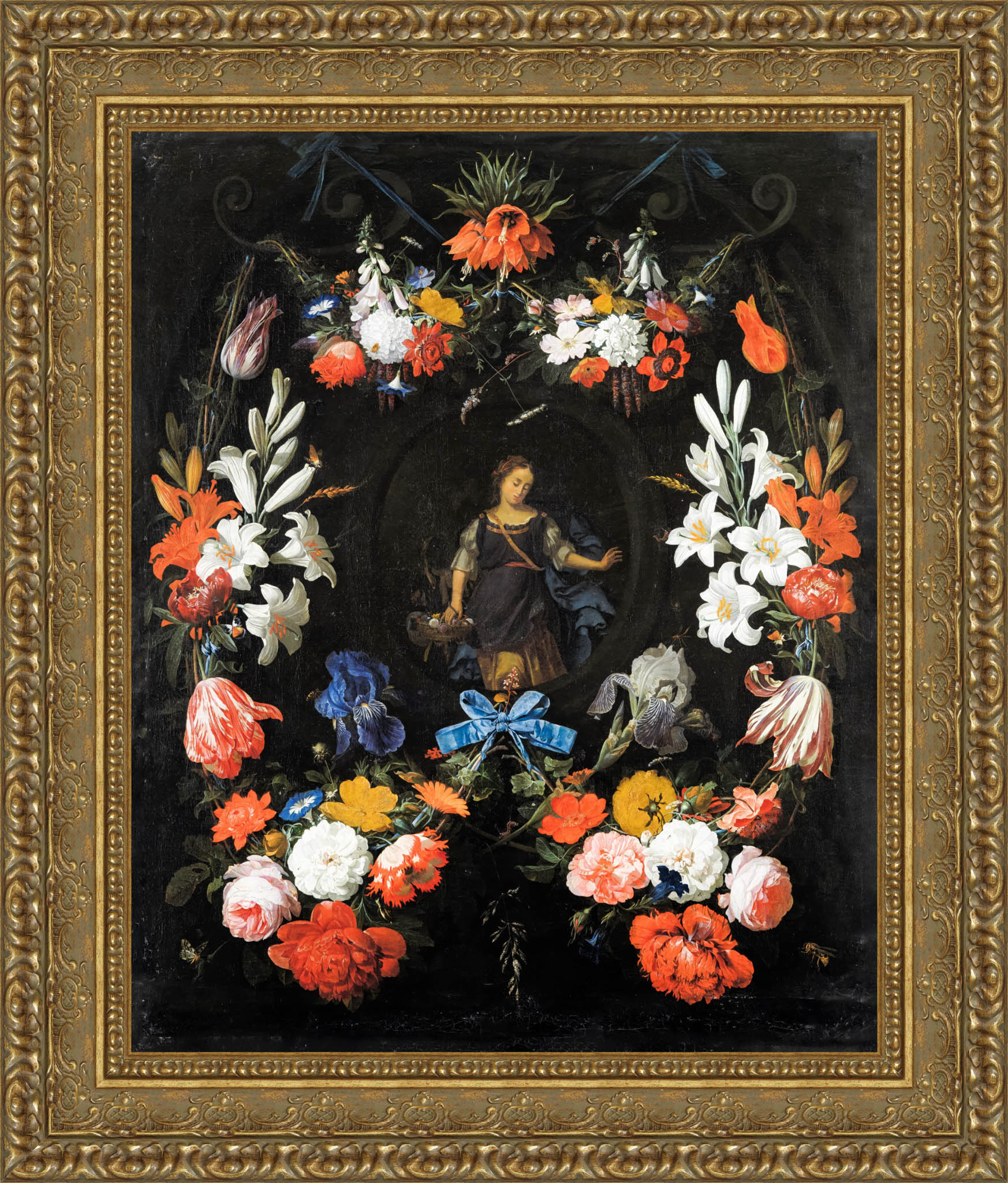 Garland Of Flowers – Abraham Mignon, c. 1665 - 1679 - Canvas Classics