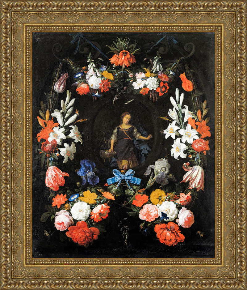 Garland Of Flowers – Abraham Mignon, 1665-1679