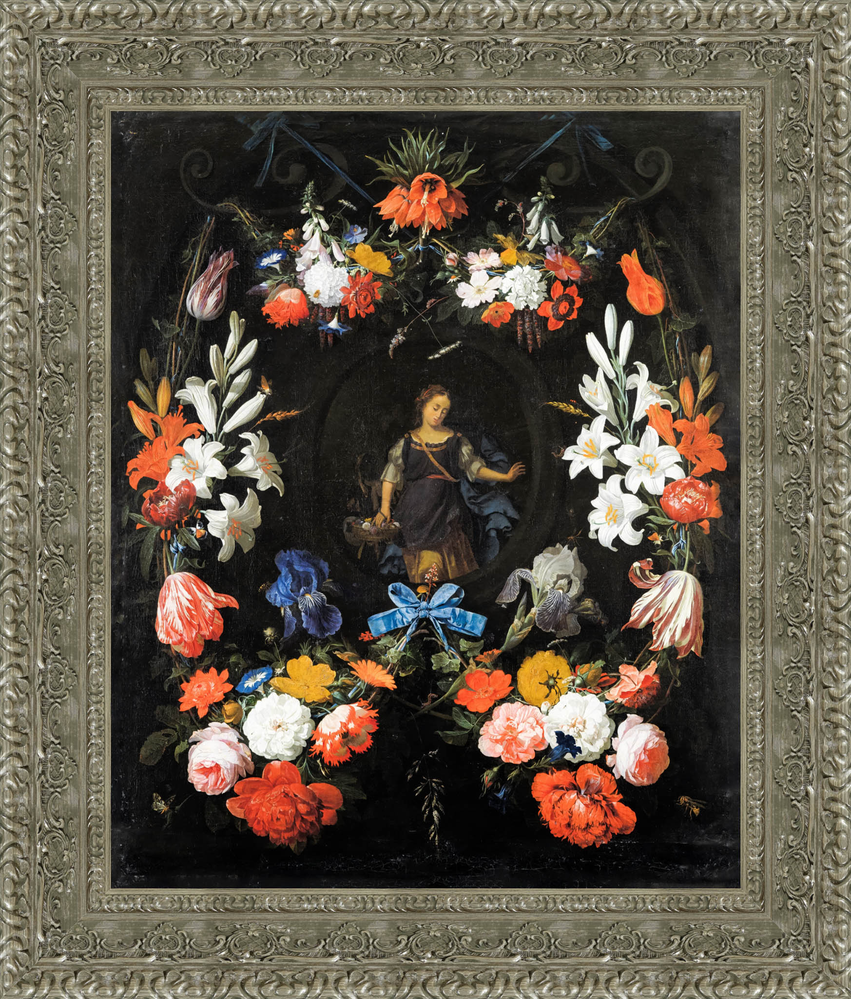 Garland Of Flowers – Abraham Mignon, c. 1665 - 1679 - Canvas Classics