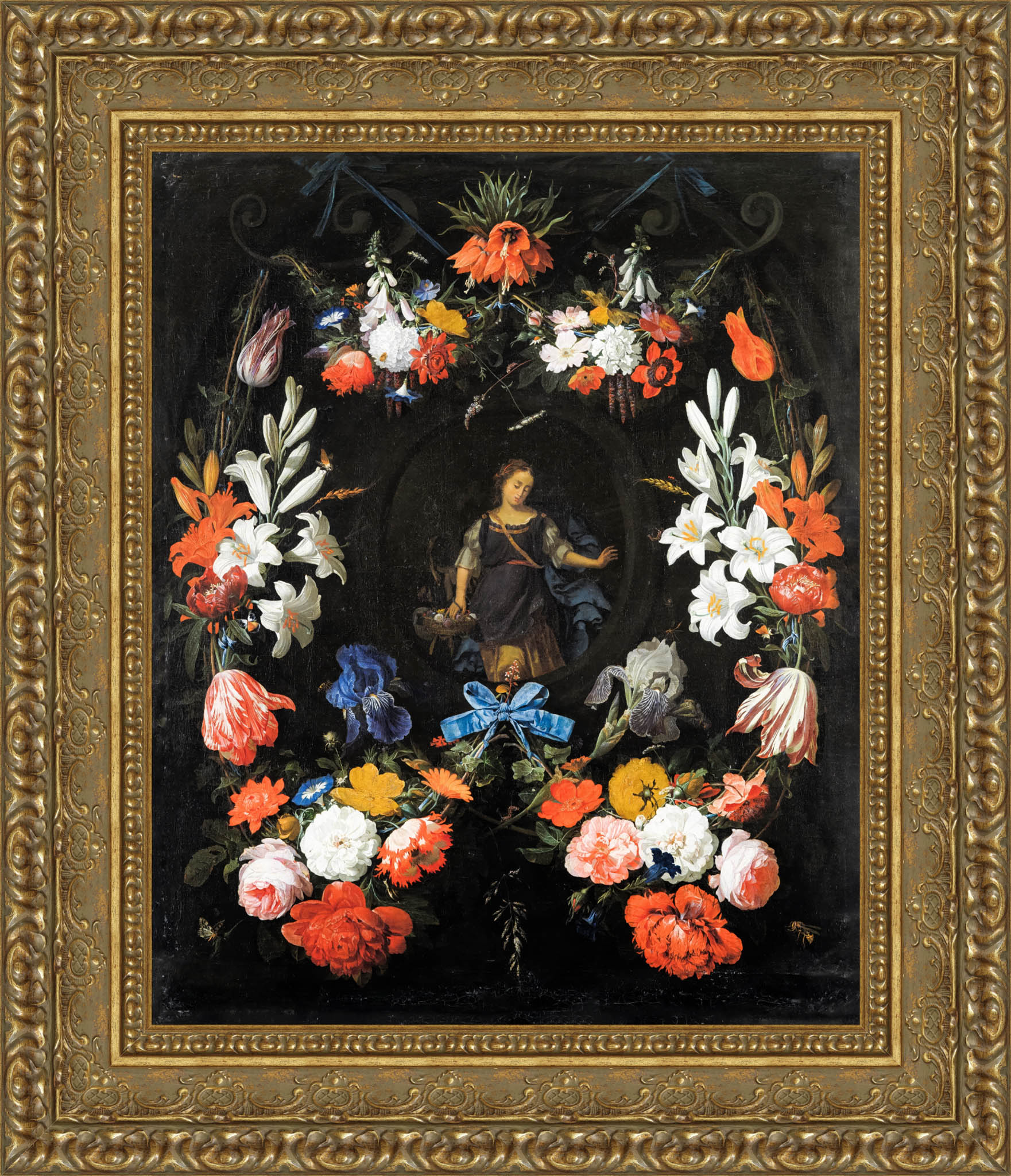 Garland Of Flowers – Abraham Mignon, c. 1665 - 1679 - Canvas Classics