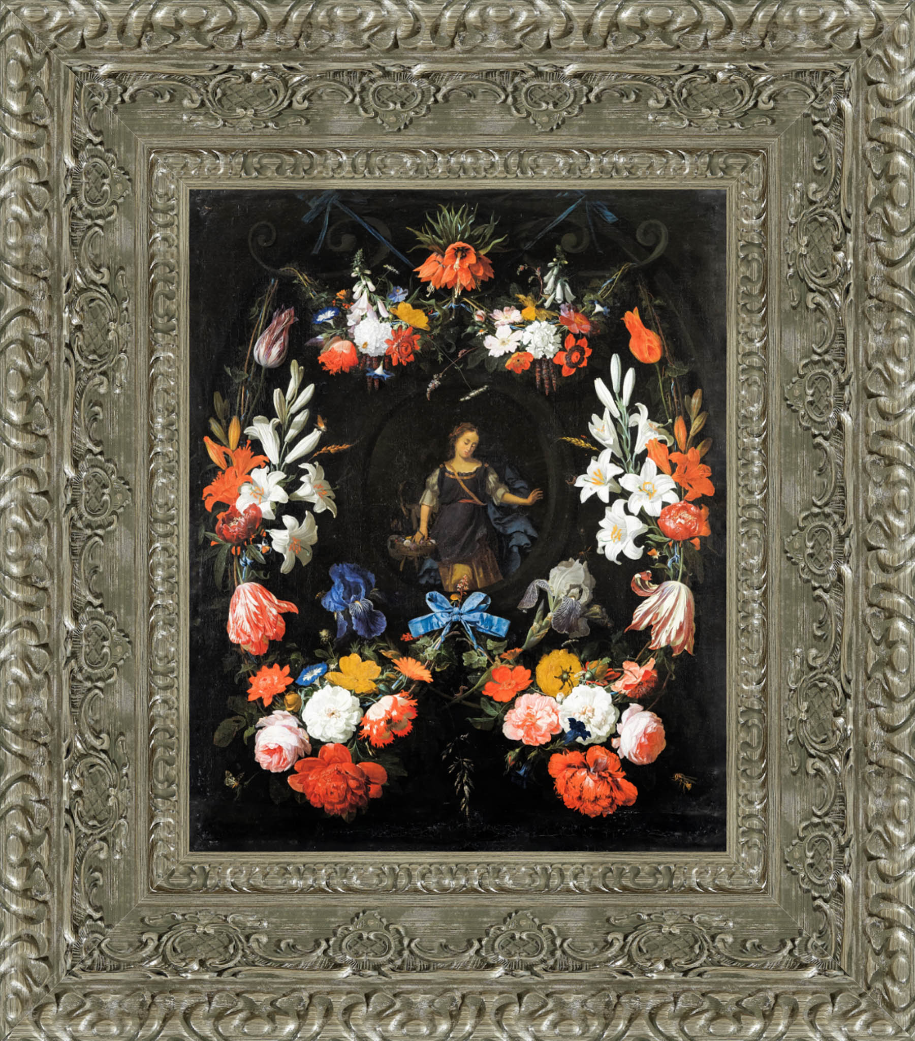 Garland Of Flowers – Abraham Mignon, c. 1665 - 1679 - Canvas Classics