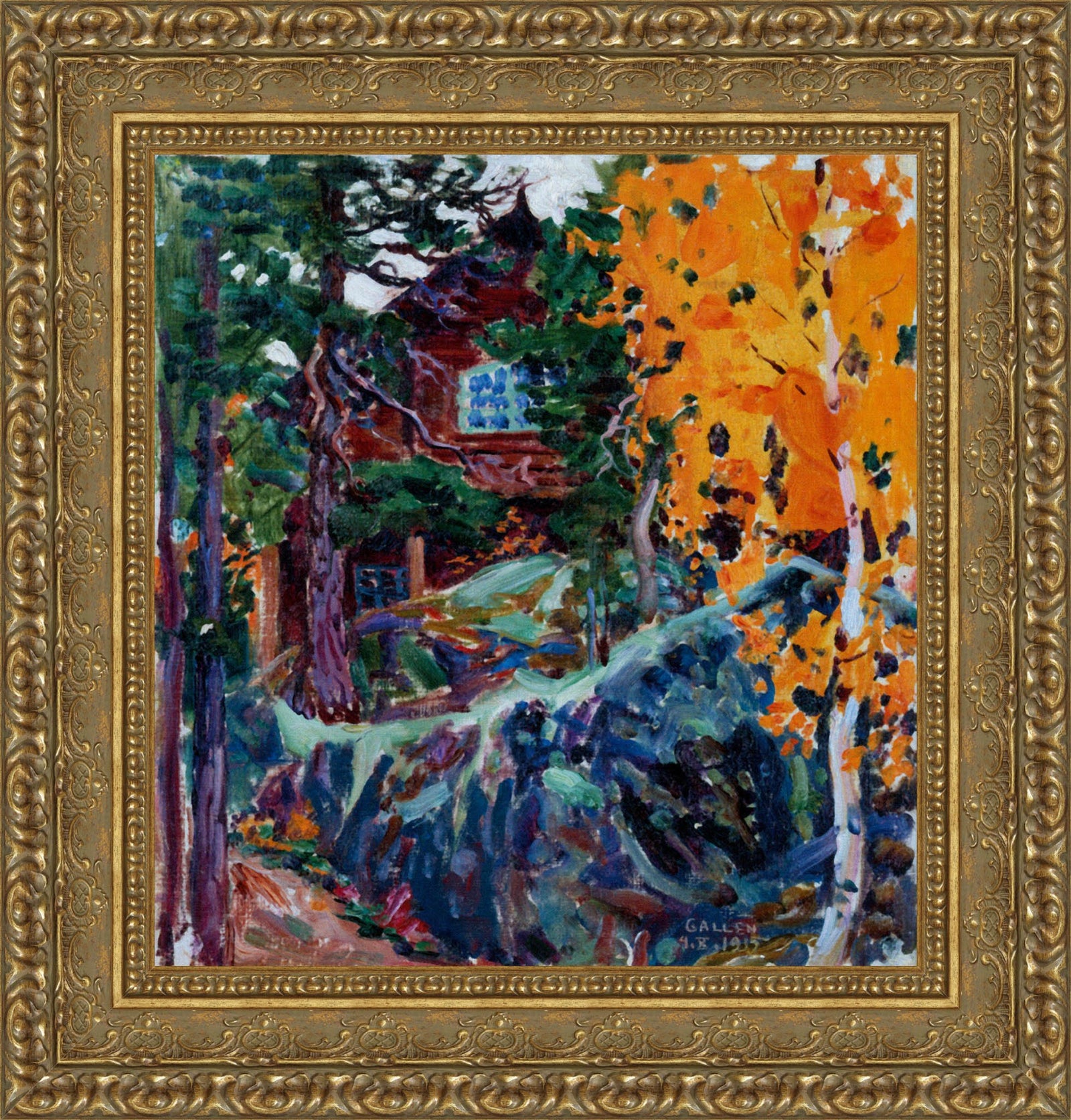 Kalela in Autumn – Akseli Gallen-Kallela, 1915