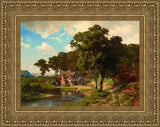 A Rustic Mill – Albert Bierstadt, 1860s