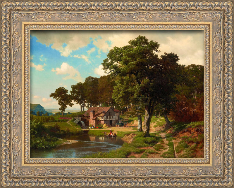 A Rustic Mill – Albert Bierstadt, 1860s