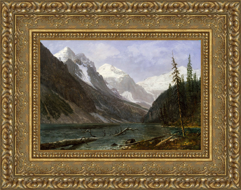 Canadian Rockies, Lake Louise – Albert Bierstadt, 1889