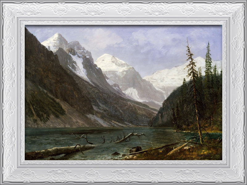 Canadian Rockies, Lake Louise – Albert Bierstadt, 1889