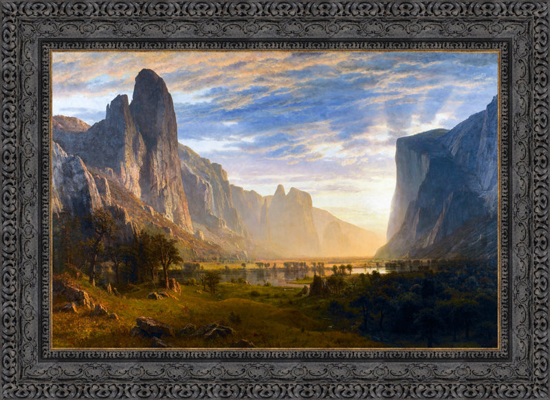 Looking Down Yosemite Valley – Albert Bierstadt, 1865