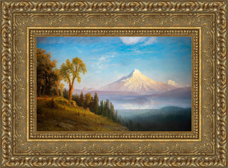 Mount St. Helens, Columbia River, Oregon - Albert Bierstadt, 1875