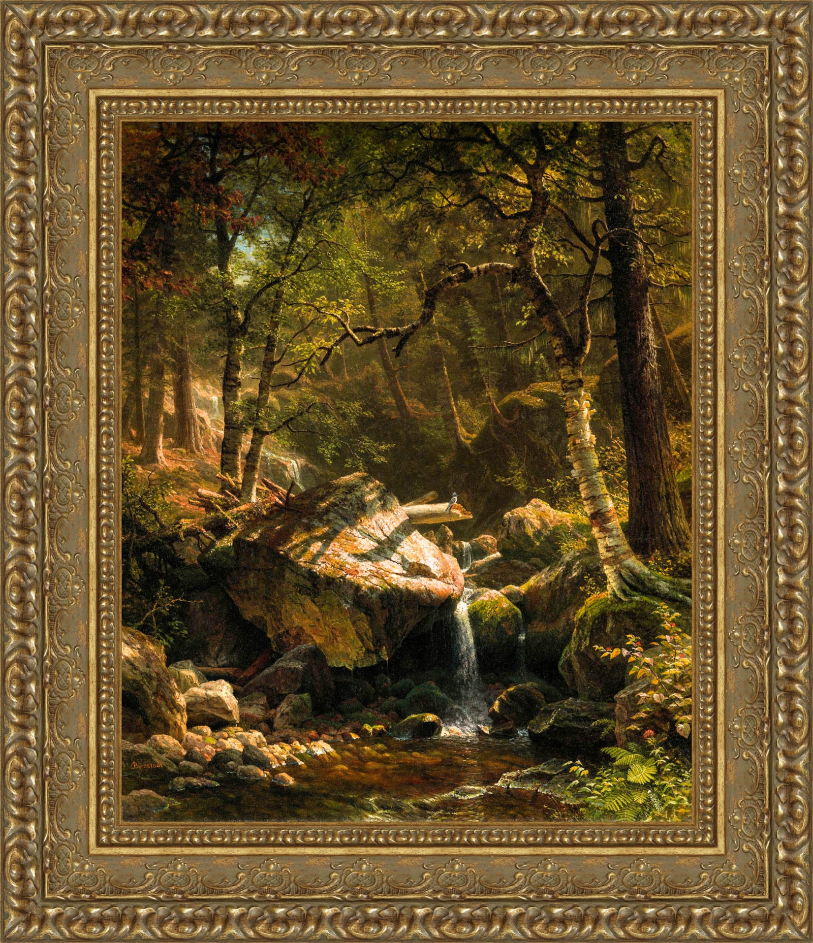 Mountain Brook – Albert Bierstadt, 1863