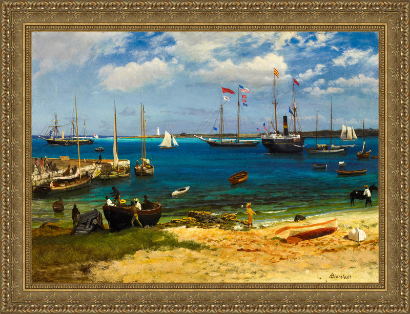 Nassau Harbor - Albert Bierstadt, 1877