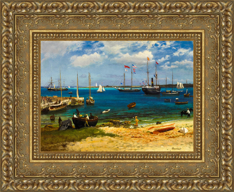 Nassau Harbor - Albert Bierstadt, 1877
