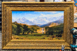 The Rocky Mountains, Lander's Peak by Albert Bierstadt — Framed Giclee Canvas Print | Canvas Classics