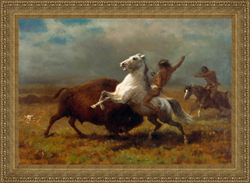 Study for The Last of the Buffalo – Albert Bierstadt, 1888