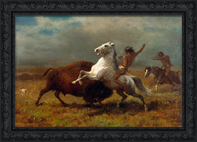 Study for The Last of the Buffalo – Albert Bierstadt, 1888
