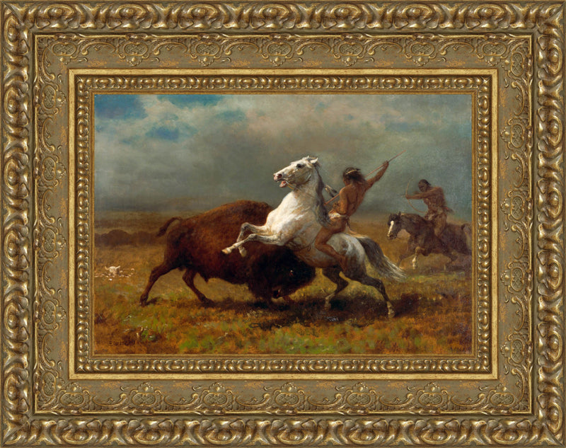 Study for The Last of the Buffalo – Albert Bierstadt, 1888