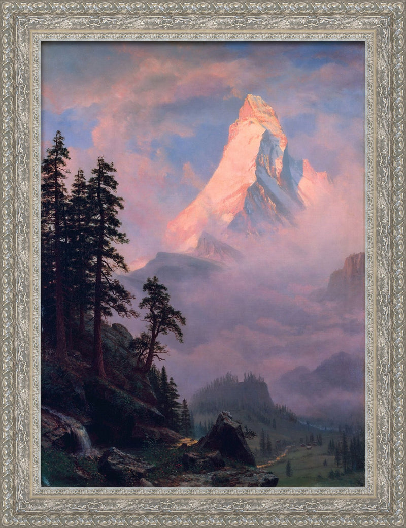 Sunrise on the Matterhorn – Albert Bierstadt, 1875