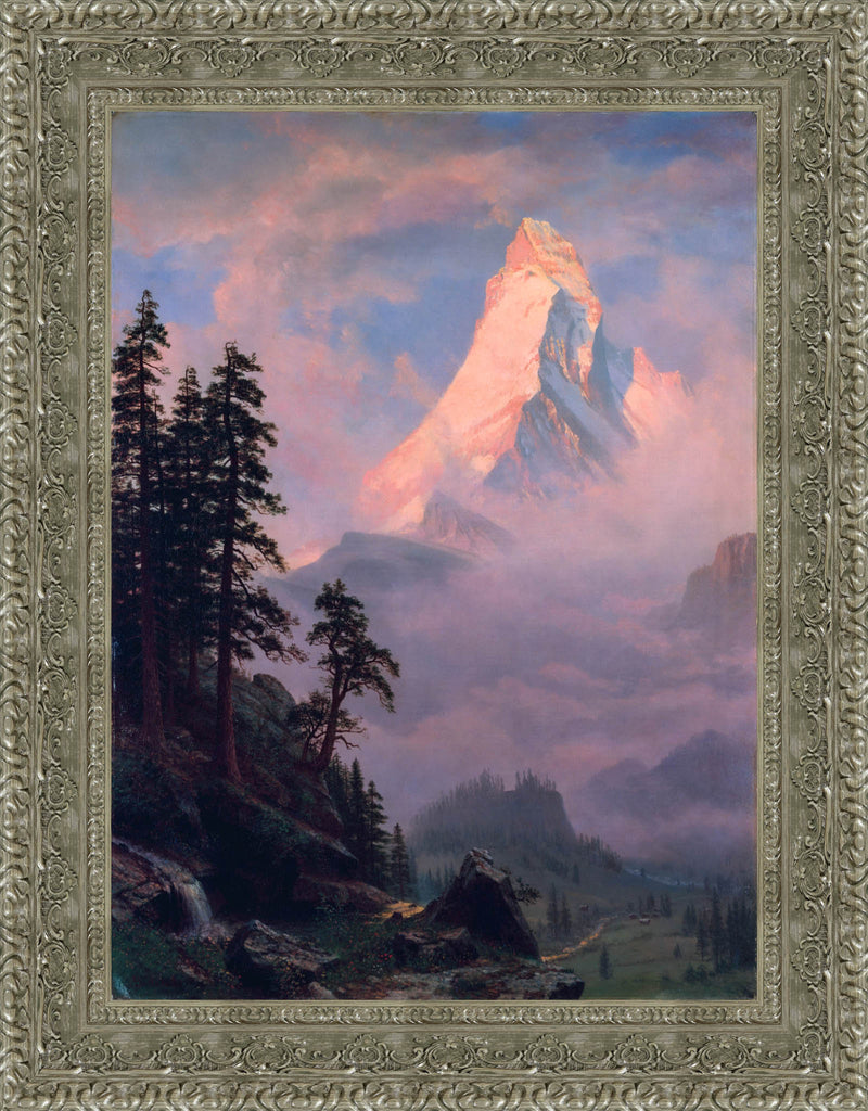 Sunrise on the Matterhorn – Albert Bierstadt, 1875