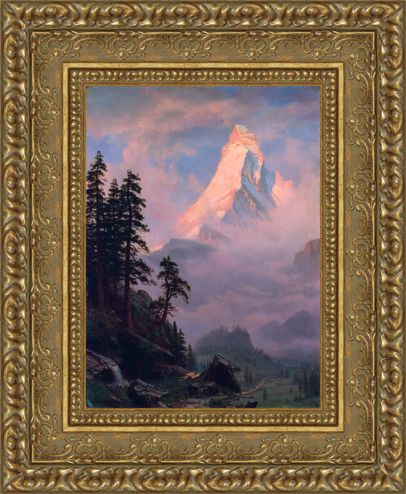 Sunrise on the Matterhorn – Albert Bierstadt, 1875