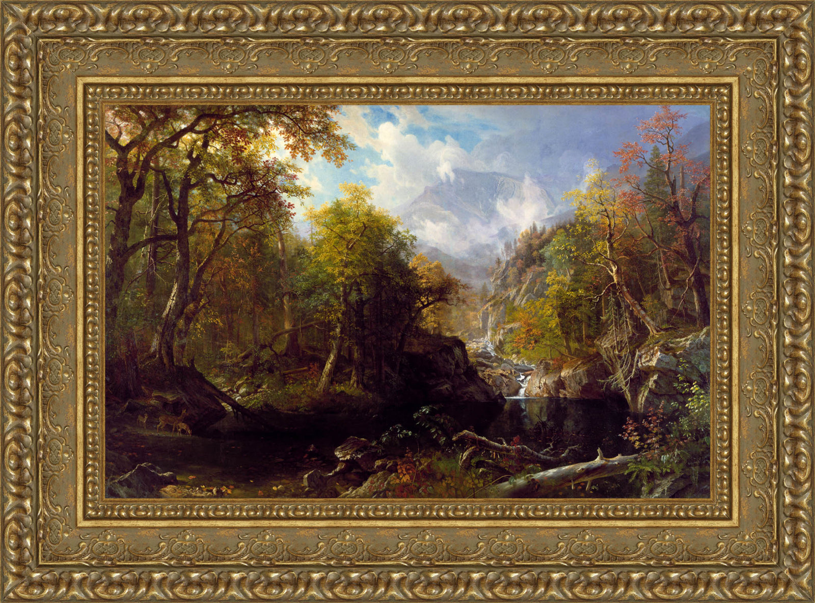 The Emerald Pool – Albert Bierstadt, 1870