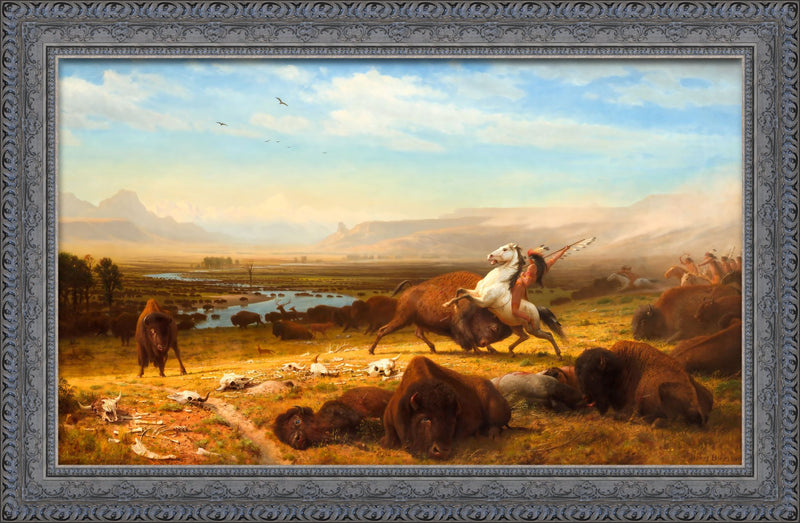 The Last of the Buffalo – Albert Bierstadt, 1888