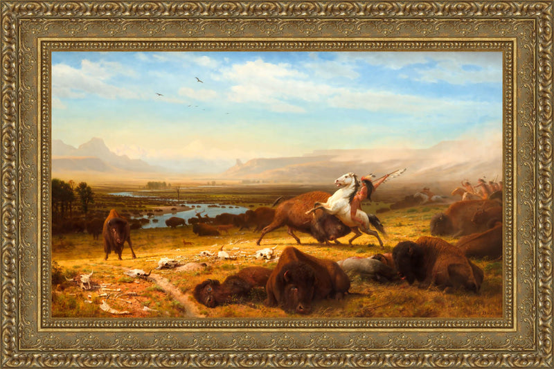 The Last of the Buffalo – Albert Bierstadt, 1888