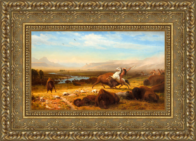 The Last of the Buffalo – Albert Bierstadt, 1888