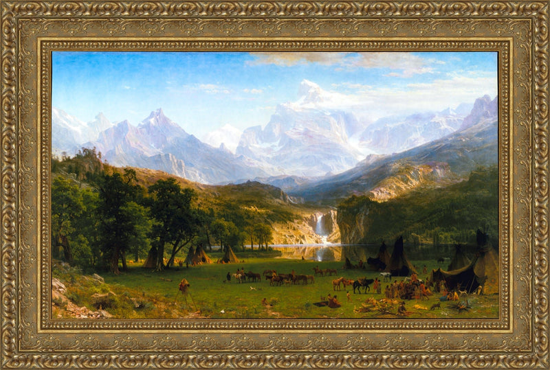 The Rocky Mountains, Lander's Peak – Albert Bierstadt, 1863
