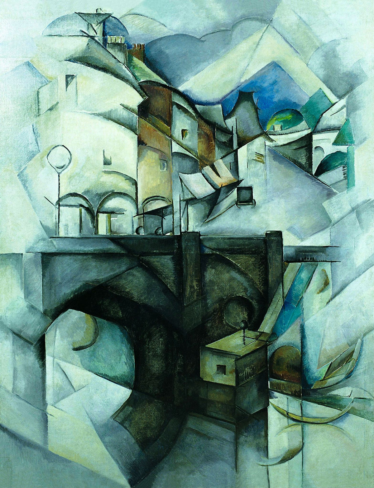 Bridge Sevres – Alexandra Exter, 1912, framed