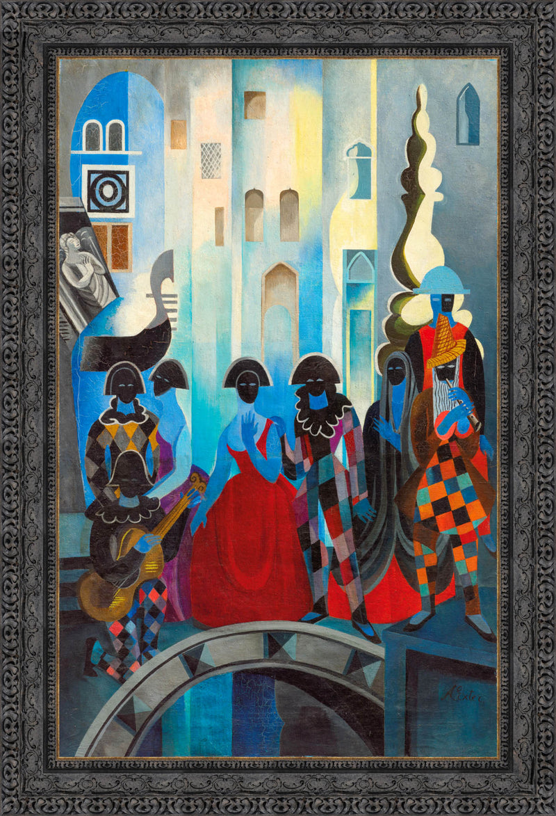 Carnival in Venice – Alexandra Exter, c. 1924