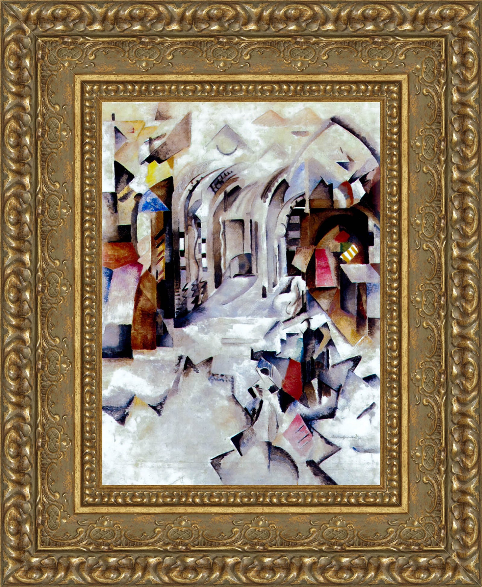 Composition Genoa – Alexandra Exter, 1912