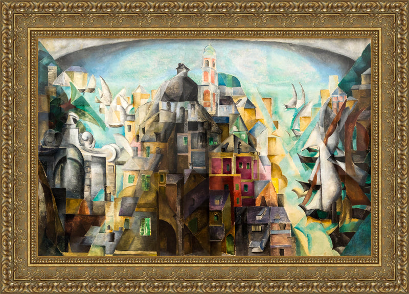 Kubo Futuristische Komposition – Alexandra Exter, c. 1913–1914