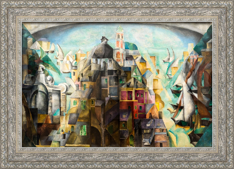 Kubo Futuristische Komposition – Alexandra Exter, c. 1913–1914