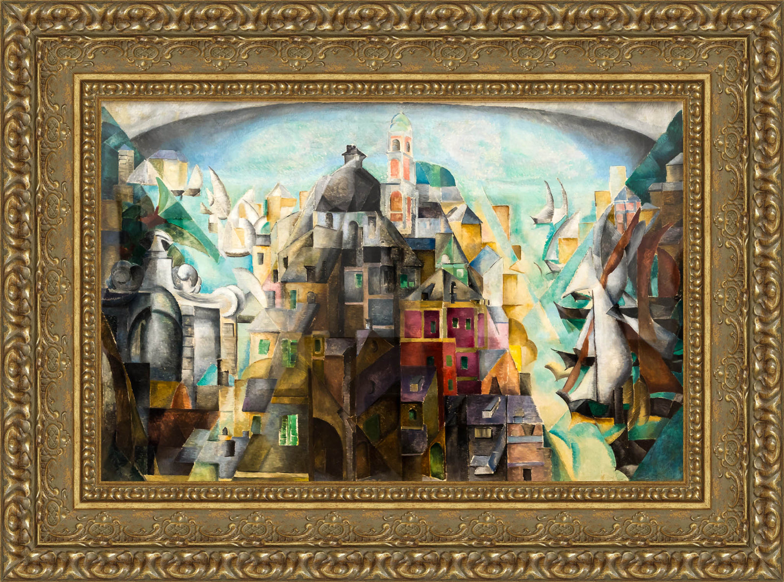 Kubo Futuristische Komposition – Alexandra Exter, c. 1913–1914