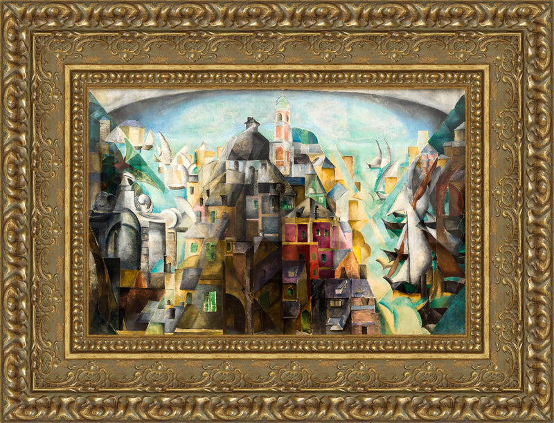 Kubo Futuristische Komposition – Alexandra Exter, c. 1913–1914