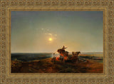 Landscape with Ox Cart – Alexei Savrasov, 1852