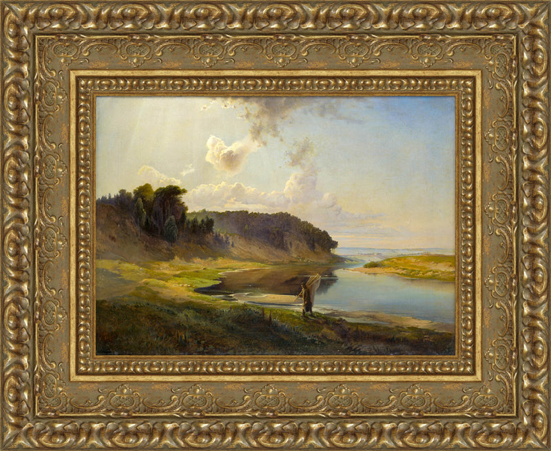 Landscape with River – Alexei Savrasov, 1859