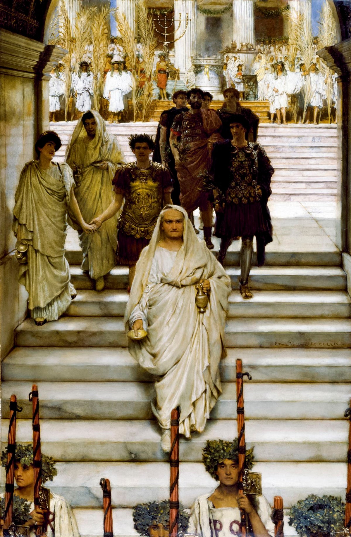 The Triumph of Titus - Sir Lawrence Alma-Tadema, 1885, framed