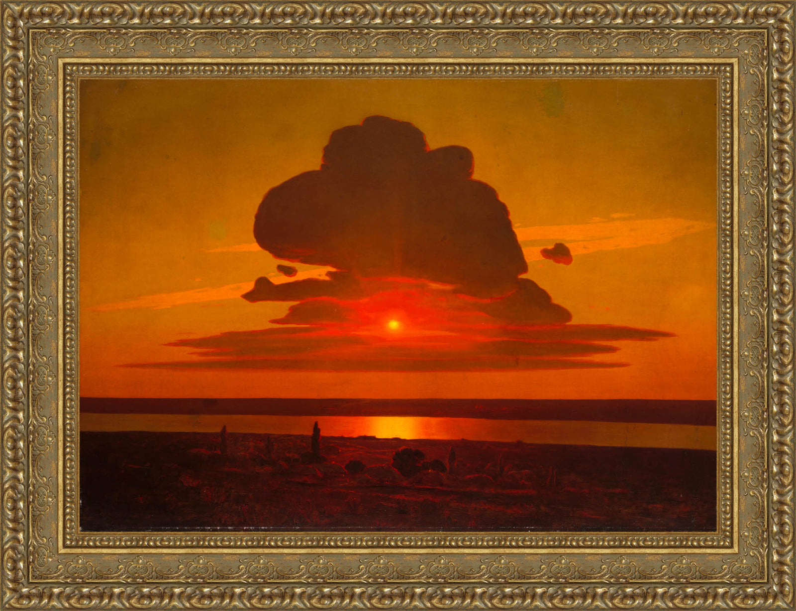 Red Sunset on the Dnieper – Arkhip Kuindzhi, 1905
